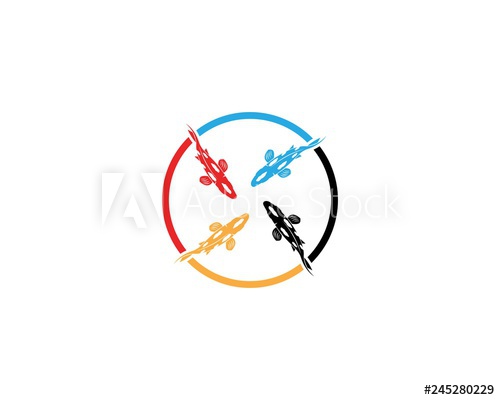 Koi Fish Icon Vector Illustration 500x400 Koi Fish Icon Vector Illustration