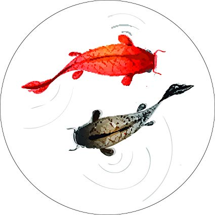 Simple Traditional Japanese Koi Fish Watercolor Art 425x425 Simple Traditional Japanese Koi Fish Watercolor Art