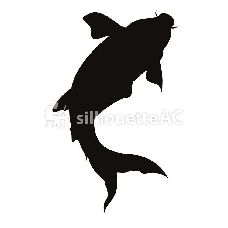 Free Silhouette Vector Bend Come Fish Icon 750x750 Free Silhouette Vector Bend Come Fish Icon