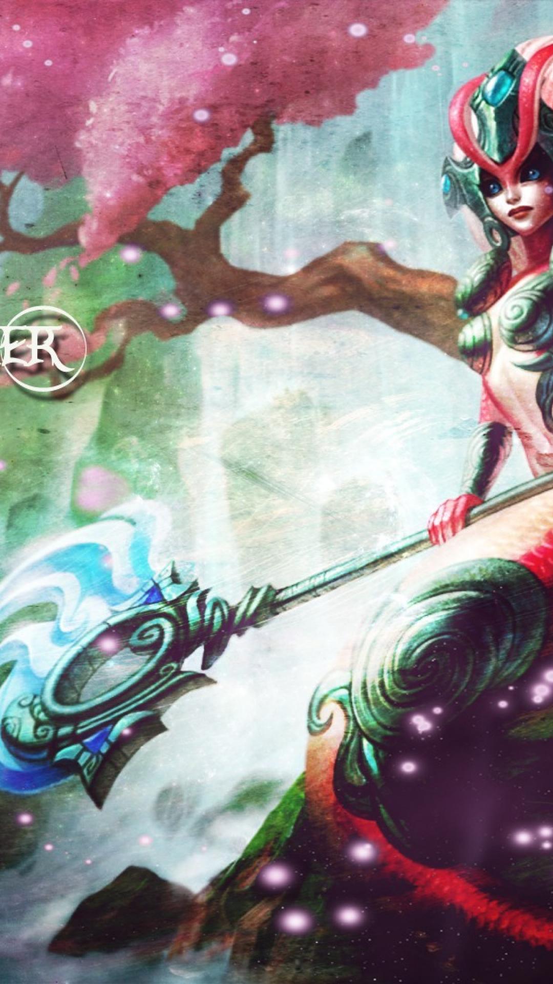 1080x1920 League Of Legends Koi Nami