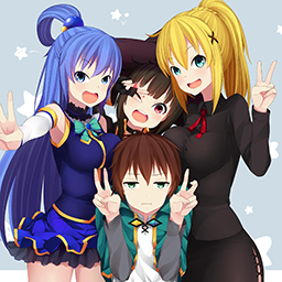 256x256 Konosuba!