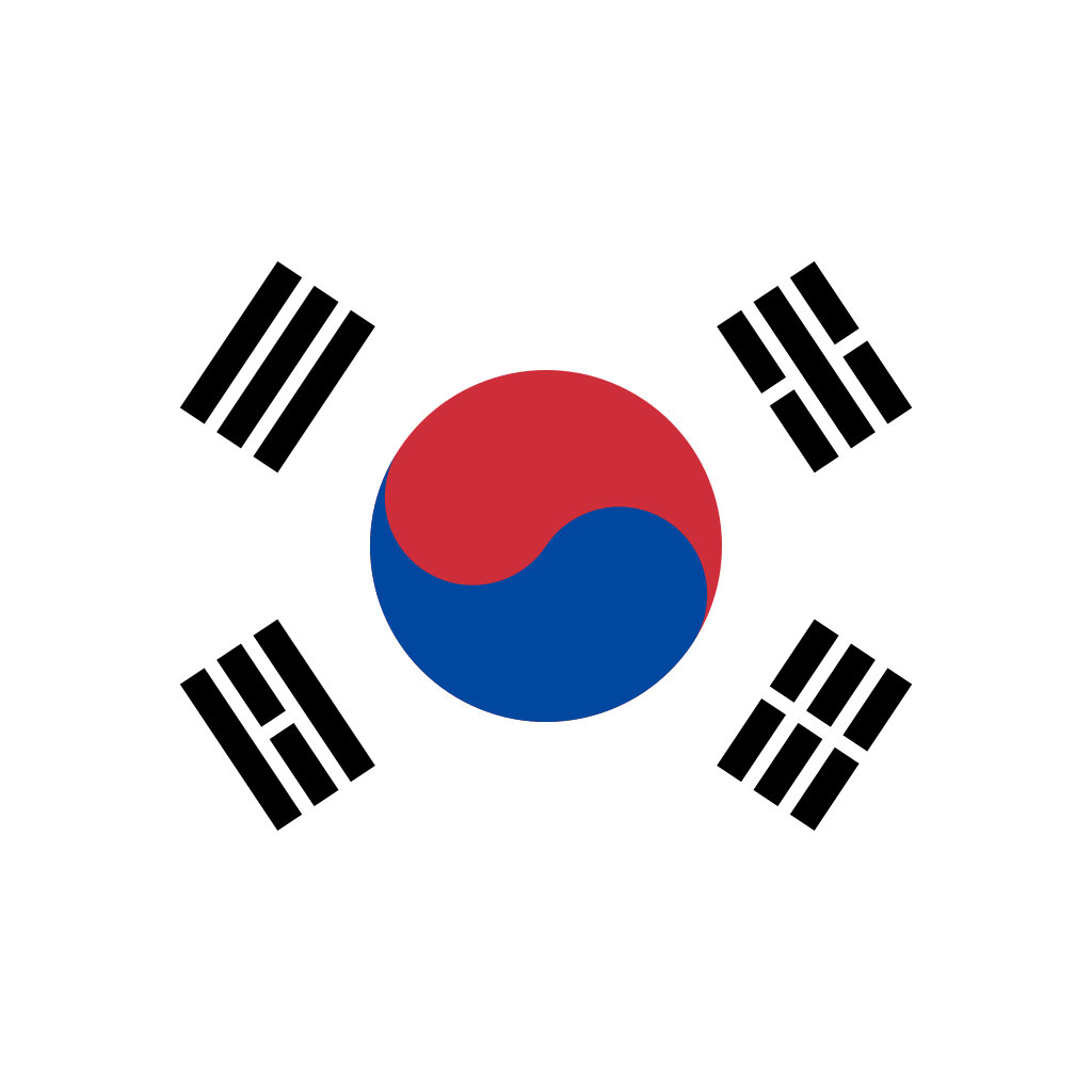 1024x1024 Kr South Korea Flag Icon