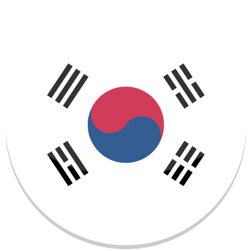 512x512 South Korea Icon Round World Flags Iconset Custom Icon Design