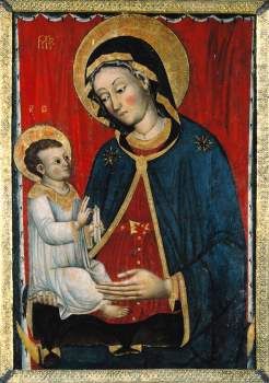 246x350 Miraculous Icon Of Our Lady Of The Rock Church, Work Of Kotor