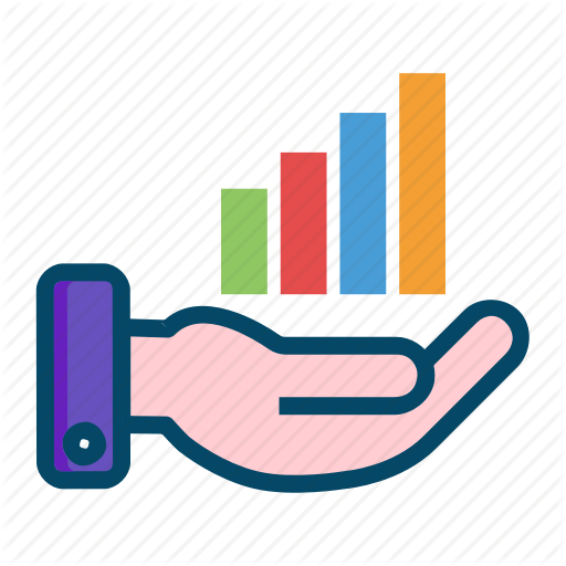 512x512 Bar, Chart, Dashboard, Hand, Kpi, Report, Reports Icon