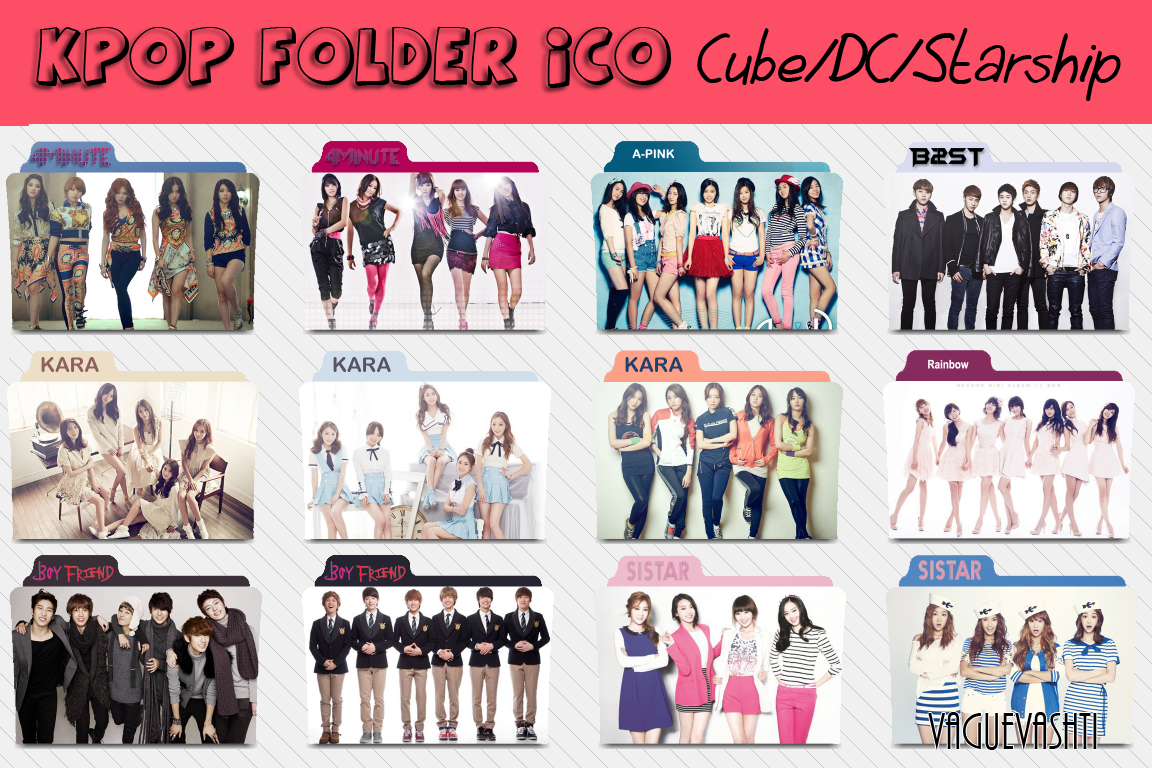 1152x768 Kpop Folder Icons