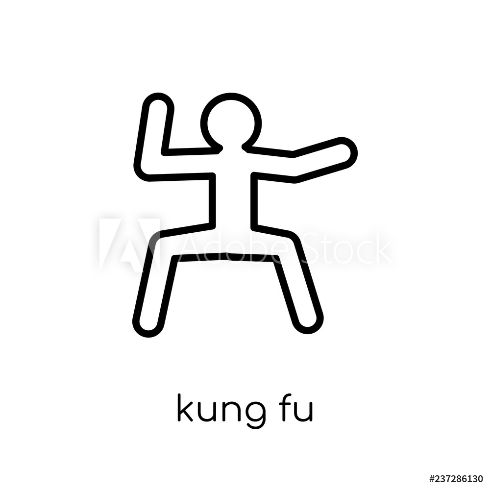 1000x1000 Fotografie, Obraz Kung Fu Icon Posters Cz