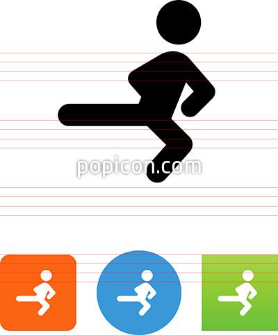 400x483 Kung Fu Kick Icon