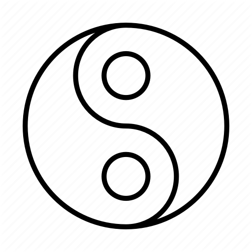 512x512 Believe, Japanese Culture, Kung Fu, Teaching, Yinyang Icon