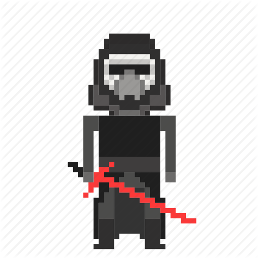 512x512 Avatar, Kylo, Kylo Ren, Man, Person, Pixels, Ren, Star Wars