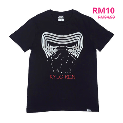 400x400 Star Wars Kylo Ren Round Neck T Shirt For Men
