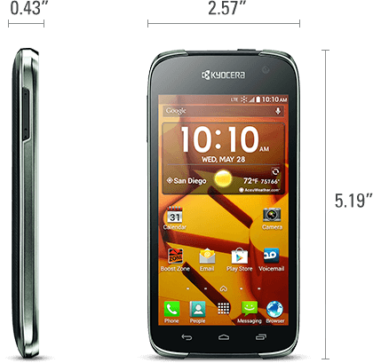 420x409 Kyocera Hydro Icon Waterproof Smartphone