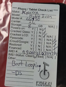 230x300 Cell Phone Kyocera Hydro Icon No Power Read Ebay