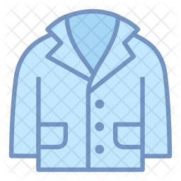 256x256 Lab Coat Icon Of Colored Outline Style