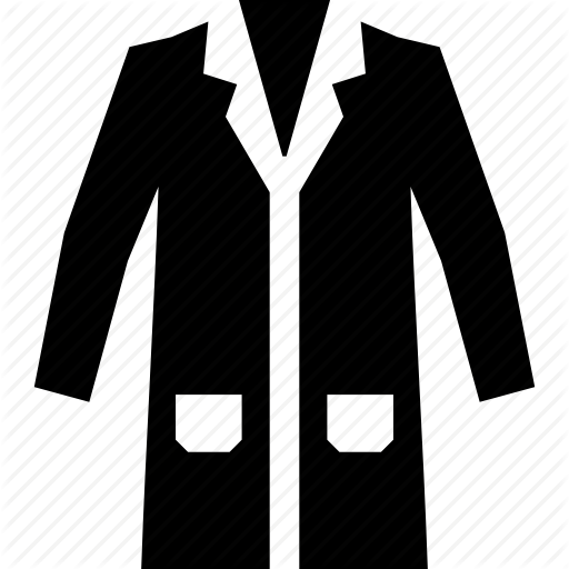 512x512 Clothes, Coat, Lab Coat, Laboratory Icon