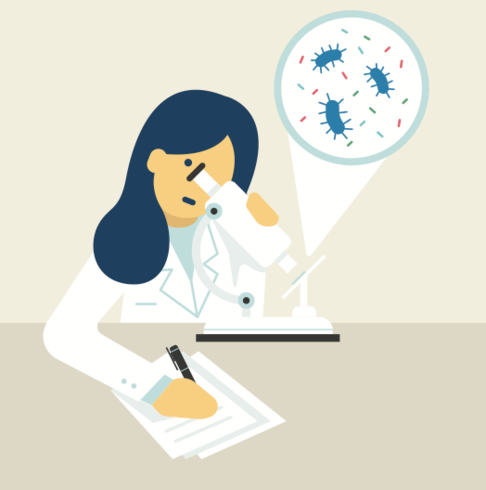 486x490 Laboratory Technician Vector