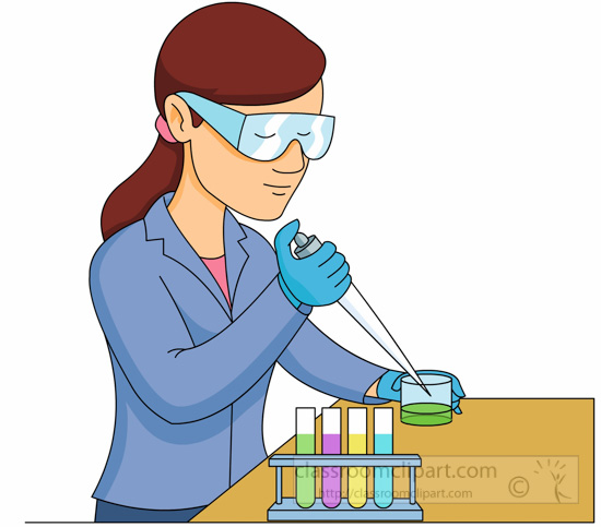 550x483 Medical Laboratory Technician Clipart