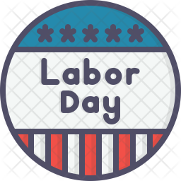 256x256 Labor Day Icon Of Colored Outline Style
