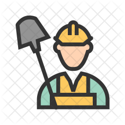 256x256 Labor Icon Of Colored Outline Style