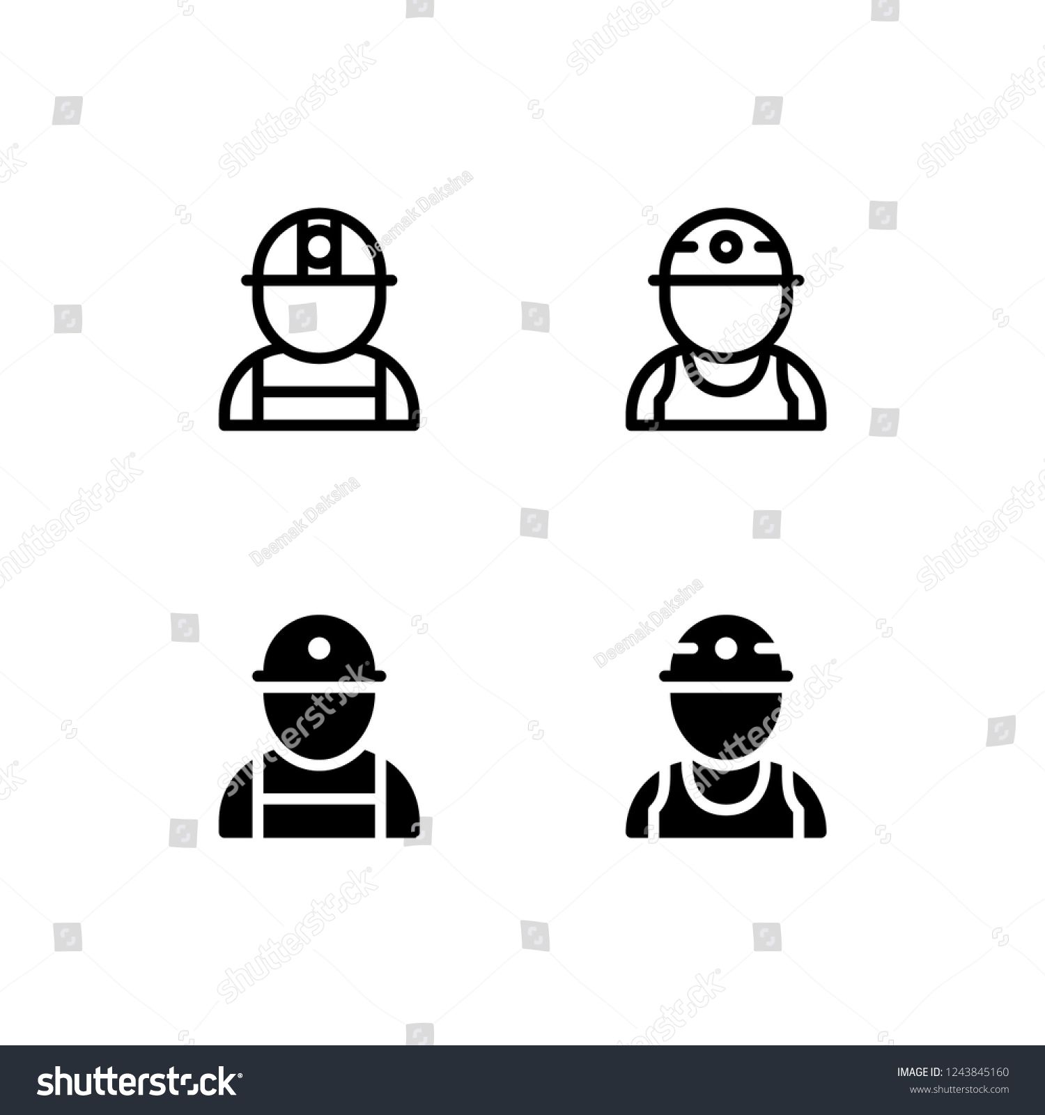 1500x1600 Miner Icon Design Miner, Plumber, Builder, Engineer, Labor, Icon
