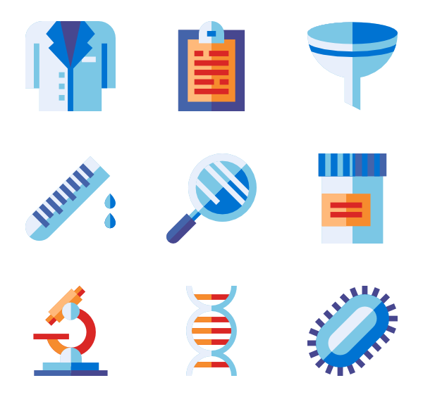 600x564 Laboratory Icons