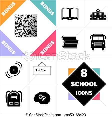 450x470 Labyrinth Computer Symbol Labyrinth Icon And Set Perfect Back