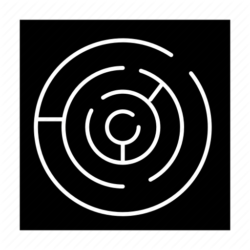 512x512 Circle, Labyrinth, Maze Icon