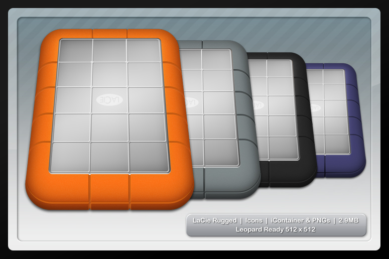 775x516 Lacie Rugged Icons