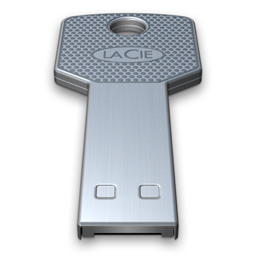 256x256 Lacie Iamakey Drive Icon