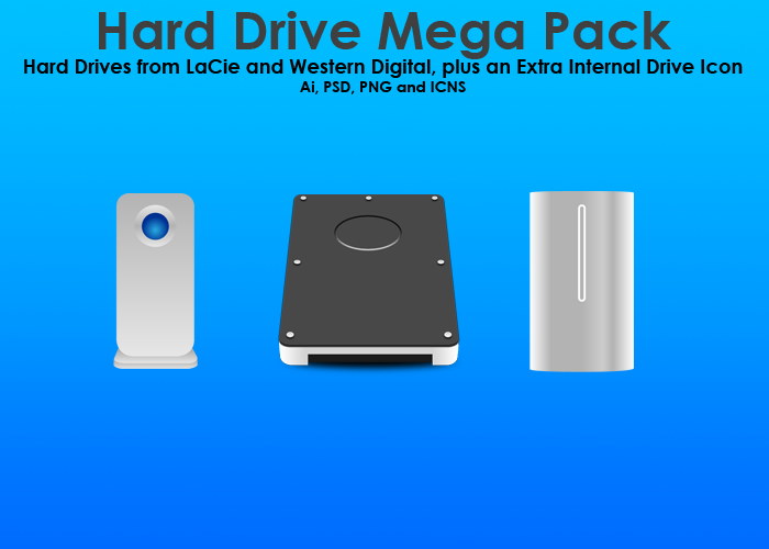700x500 Hard Drive Icon Pack