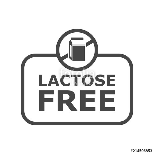 500x500 Lactose Free Sign, Lactose Free Icon Stock Image And Royalty Free