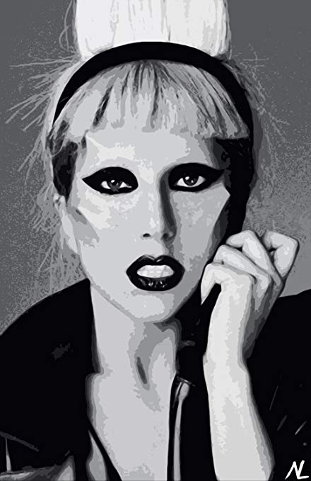 Lady Gaga Music Icon Pop Art 440x679 Lady Gaga Music Icon Pop Art