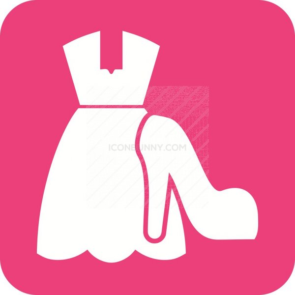 Ladies Shopping Flat Round Corner Icon 600x600 Ladies Shopping Flat Round Corner Icon