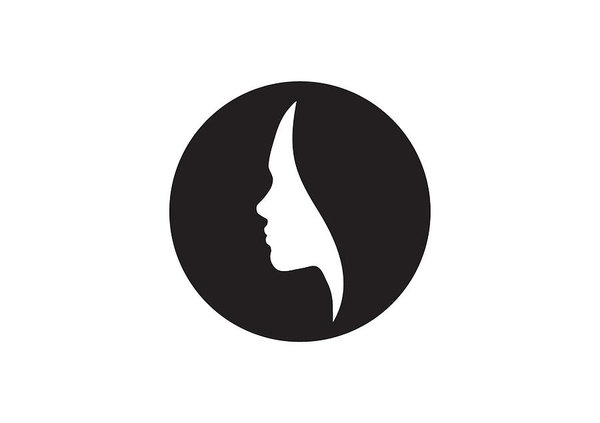 Vector Women Silhouettebeauty Salon Female Lady Icon Art Print 600x423 Vector Women Silhouettebeauty Salon Female Lady Icon Art Print