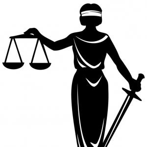 300x300 Photostock Vector Lady Justice Themis Vector Illustration