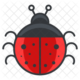 256x256 Ladybug Icon Of Colored Outline Style