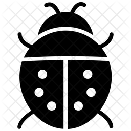 256x256 Ladybug Icon Of Glyph Style