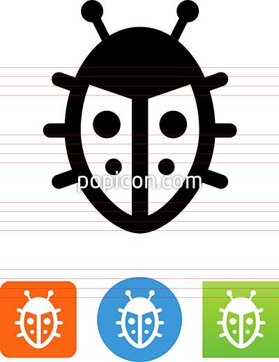 400x519 Vector Ladybug Icon