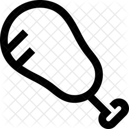 256x256 Chicken Lag Icon Of Line Style