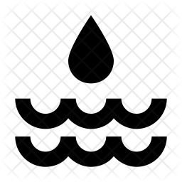 256x256 Lake Icon Of Glyph Style