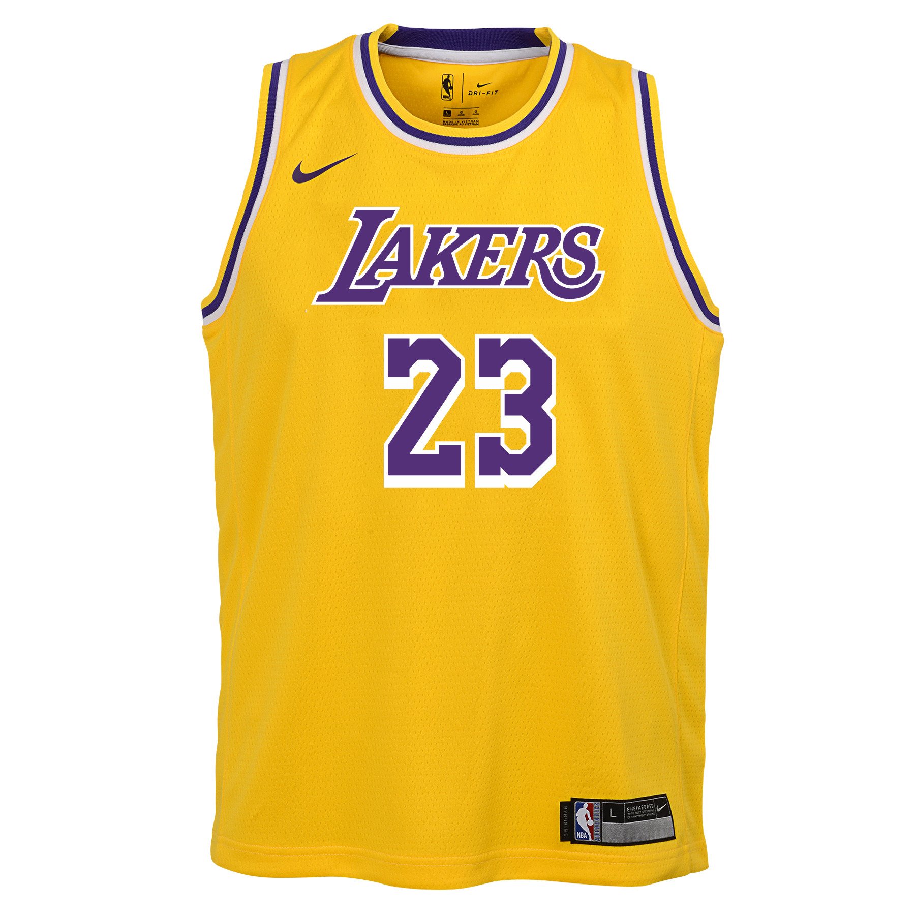 1800x1800 Lebron James Los Angeles Lakers Icon Edition Youth Nba Swingman Jersey
