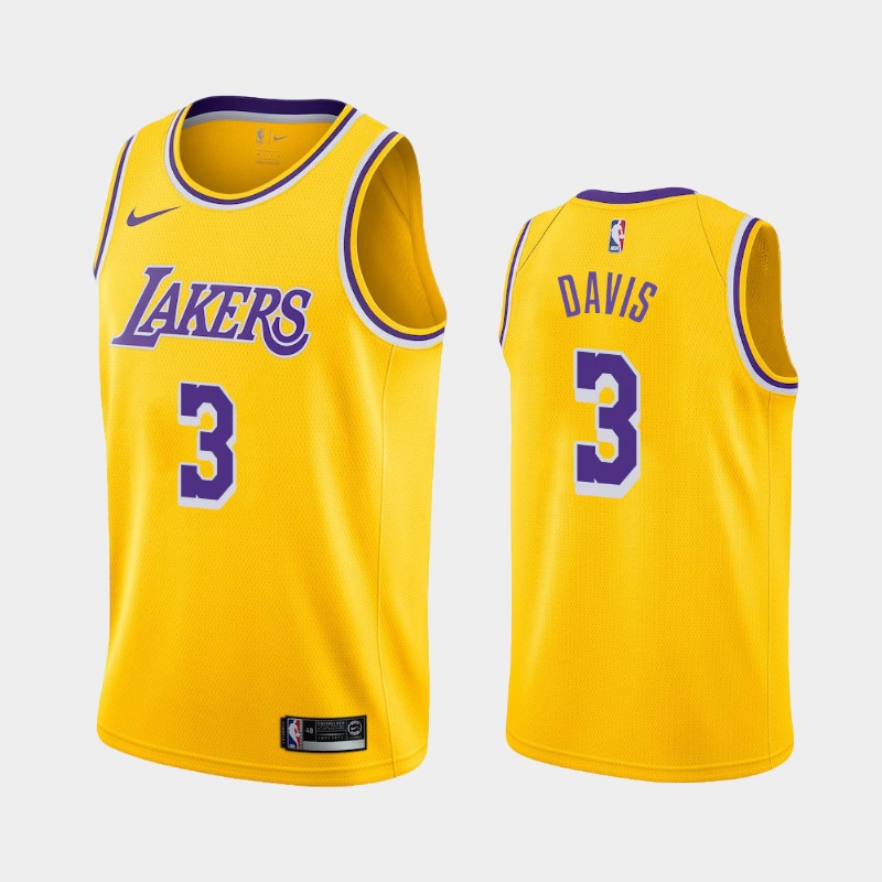 800x800 Los Angeles Lakers Icon Anthony Davis Gold Jersey