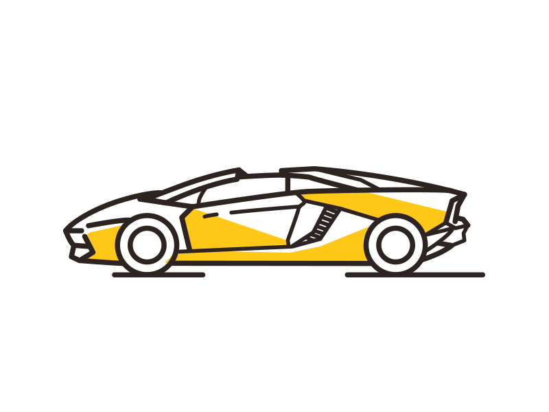 800x600 Lambo Iconspictogram Outline Illustration, Illustration