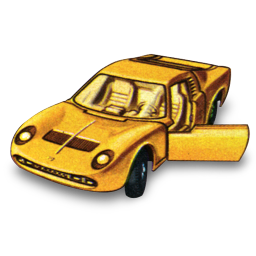 256x256 Lamborghini Miura Icon Matchbox Cars Iconset Bart Kowalski