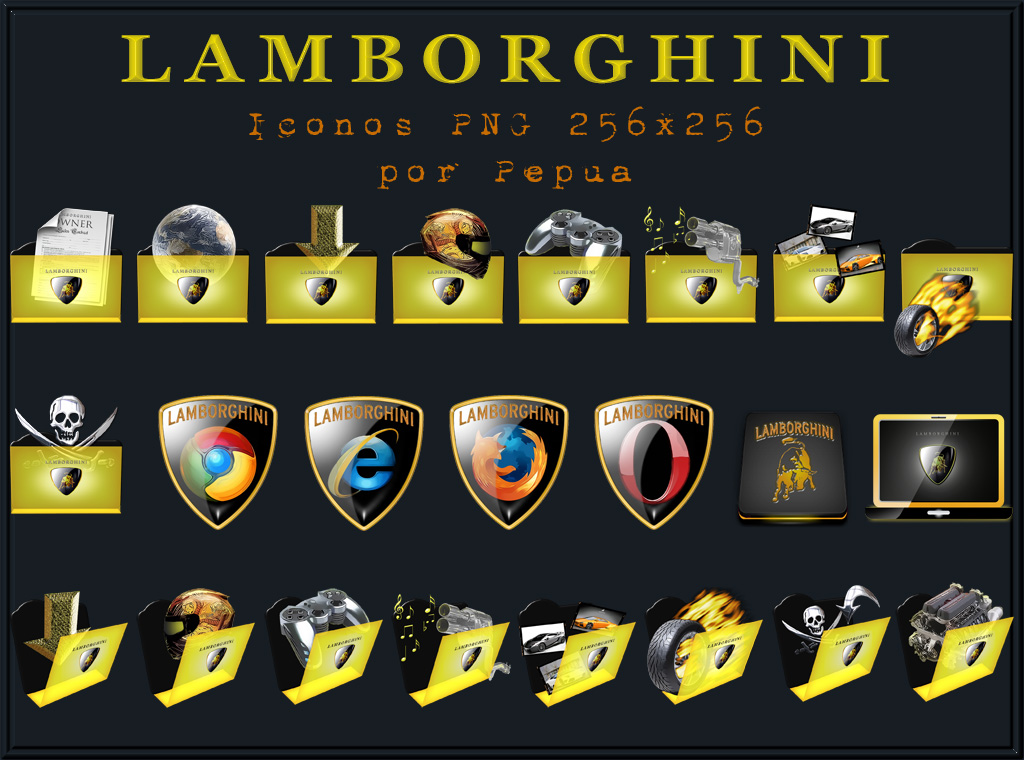 1024x760 Lamborghini Icons