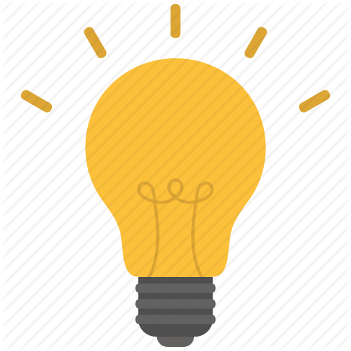 512x512 Bulb Light, Idea, Lamp Icon