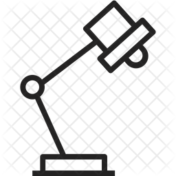 256x256 Lamp Icon Of Line Style
