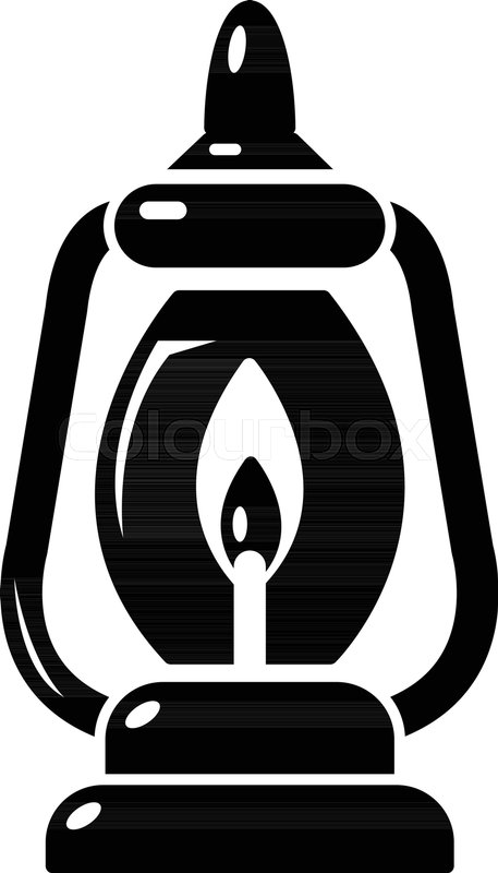 457x800 Mining Lamp Icon Simple Illustration Stock Vector Colourbox