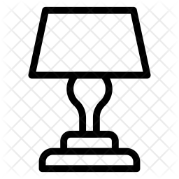 256x256 Night Lamp Icon Of Line Style