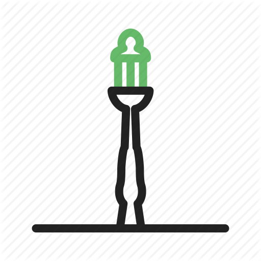 512x512 L Lamppost, Light, Pole, Post, Street, Town Icon